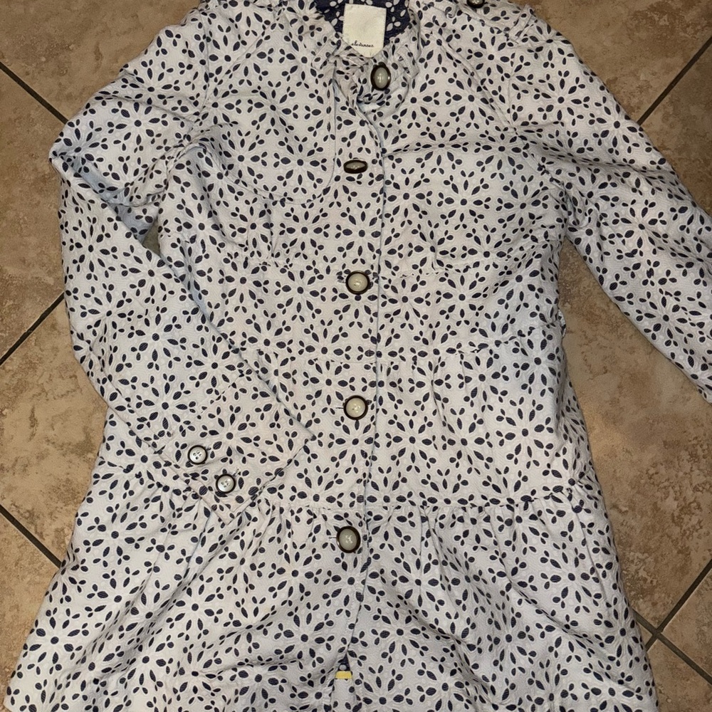 Elevenses Black and White Leaf Pattern Jacket